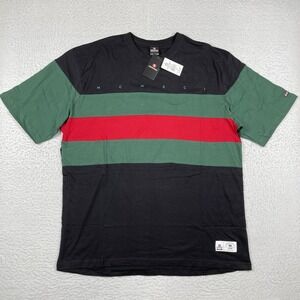 Southpole Shirt Mens 4XB Black Casual Tee Streetwear Hip‎ Hop College *Flaws